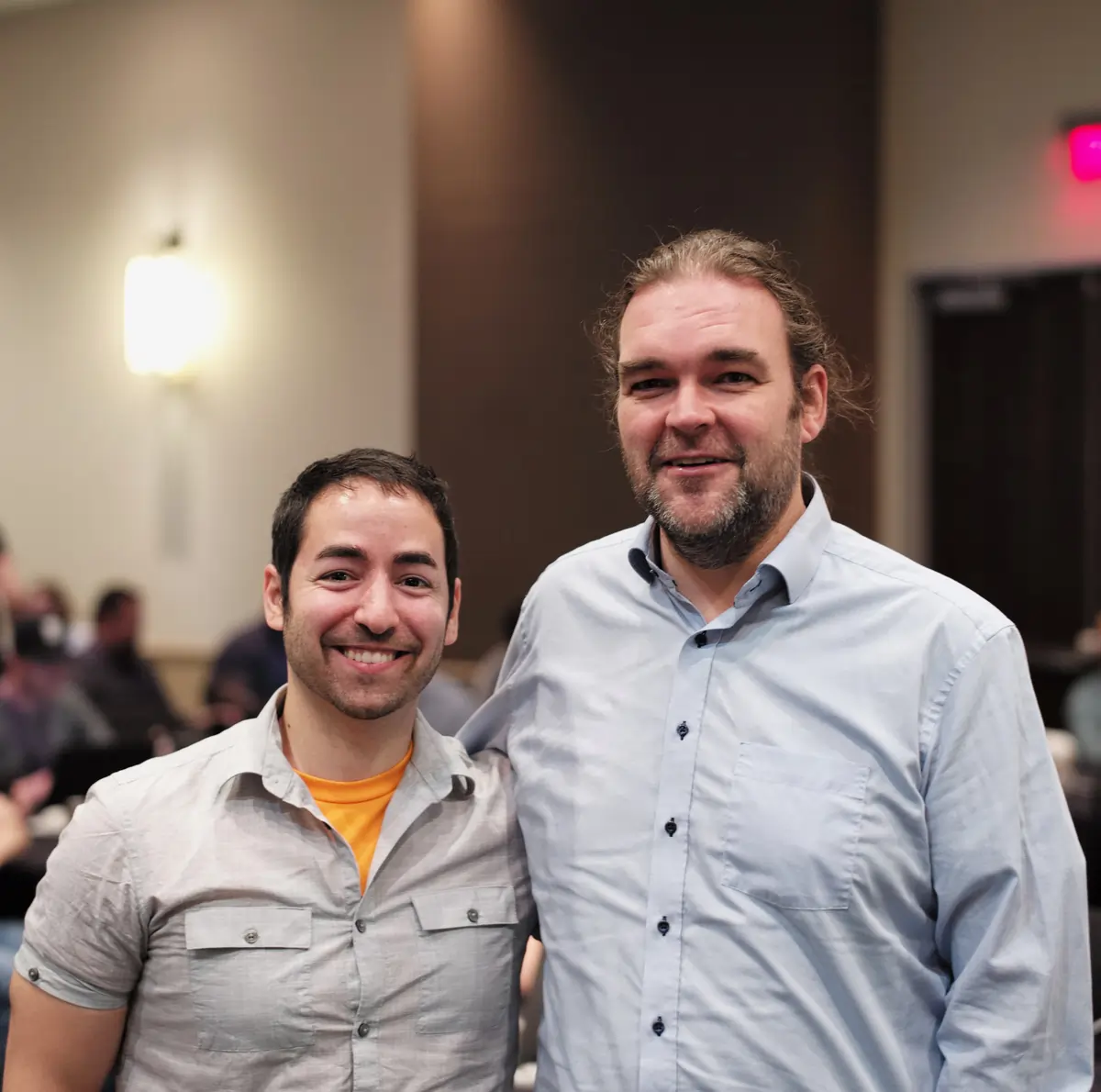 Chris McCord und Stefan Wintermeyer auf einer Elixir-Konferenz