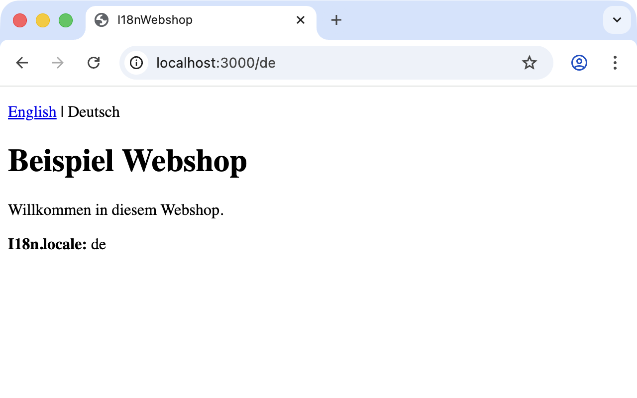 I18n basis version de